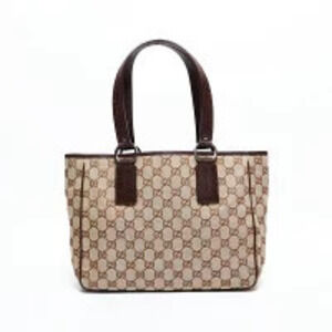Gucci Brown Handbag GG Canvas